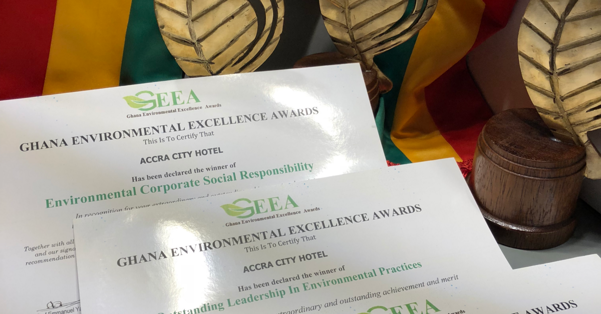 Accra City Hotel Wins 4 Green Award Cci France Ghana - 